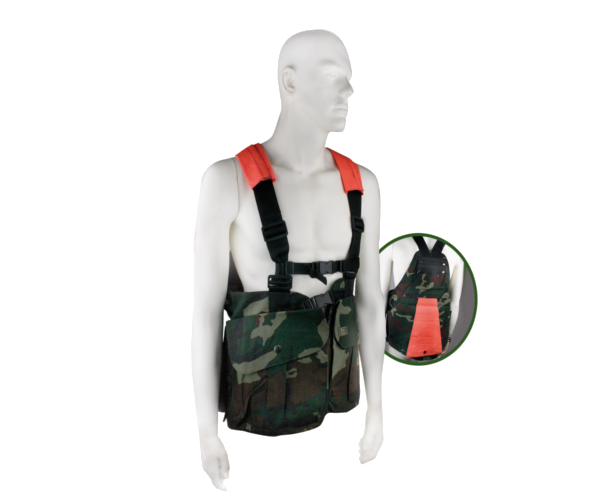 gilet a trisacca da caccia