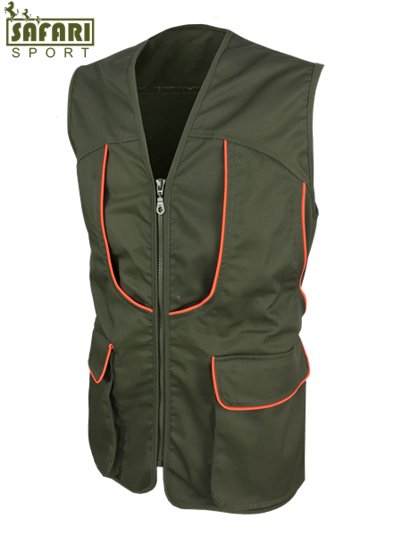 Gilet Da Pesca E Utility Perbai Da Uomo – Rosso, Taglia Large – Leggero, Con 10 Tasche E Cerniera Posteriore Rimovibile